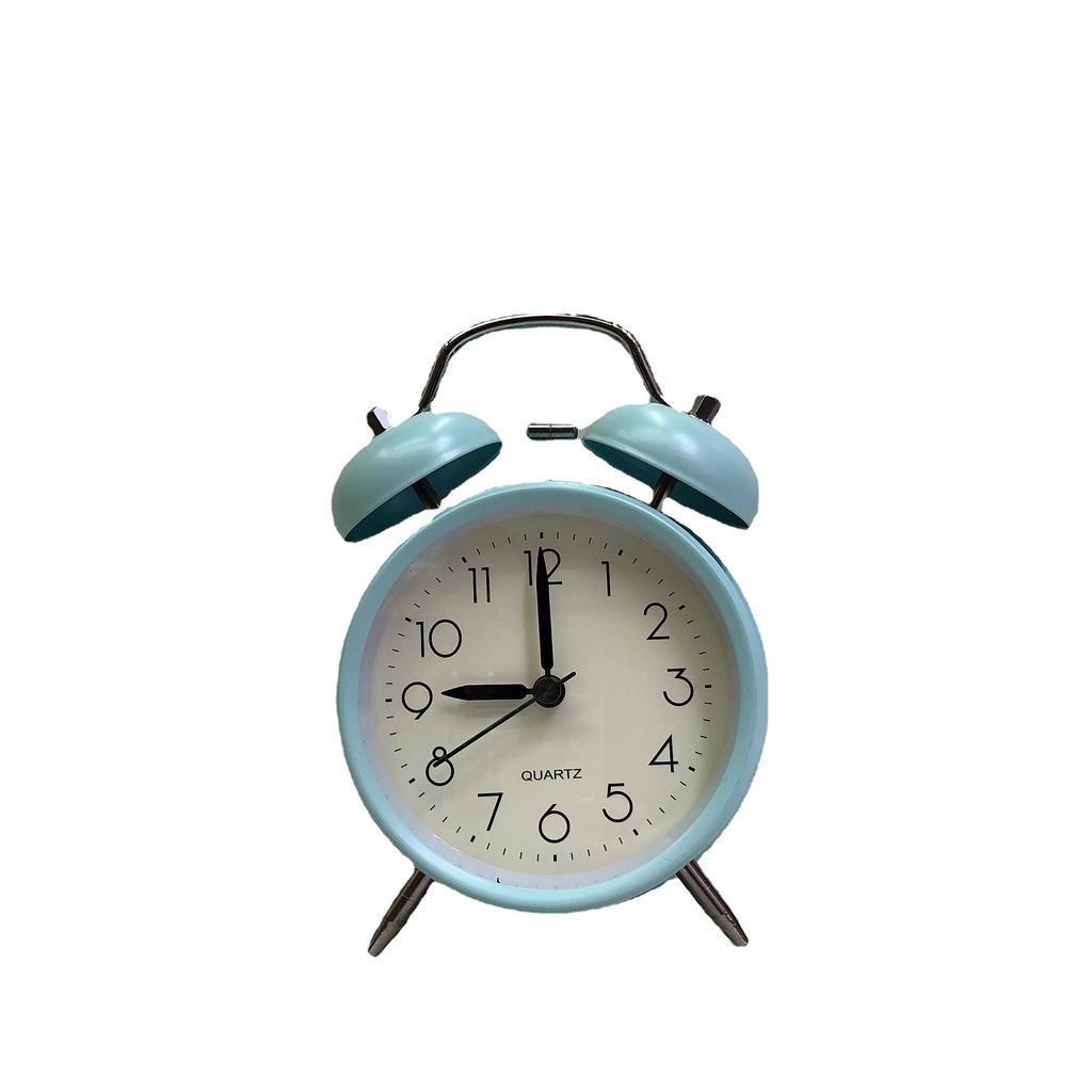 4-Inch Metal Iron Ring Handle Alarm Clock Modern Simple Ringing Alarm Watch