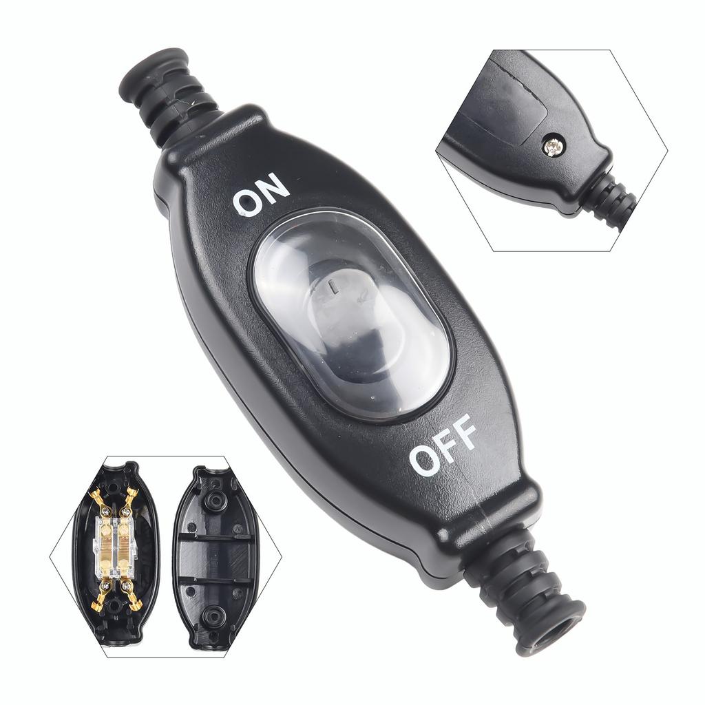 204 IP65 Waterproof Switch Dustproof In-line Switch