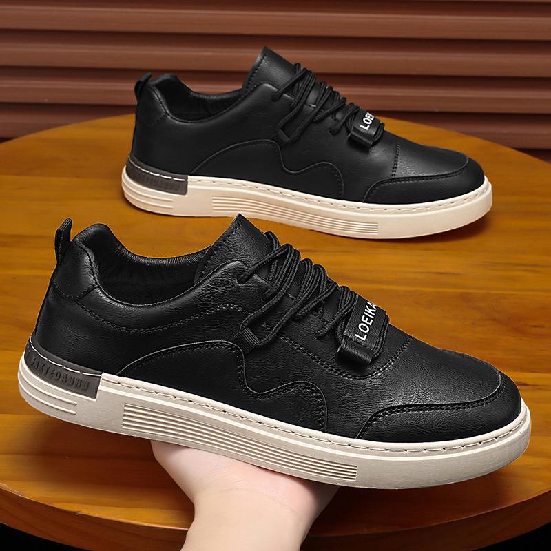 New Fashion Men's Board Shoes Versatile Men Sneaker Anti Slip Trend Casual Shoes Retro Wear-Resistant European Style Board Shoes