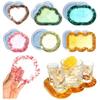 DIY Dropping Glue Mold 6 Cloud Love Candle Storage Tray Silicone Mould Creative Hand Gift Multiple Shapes To Choose From 1pcs