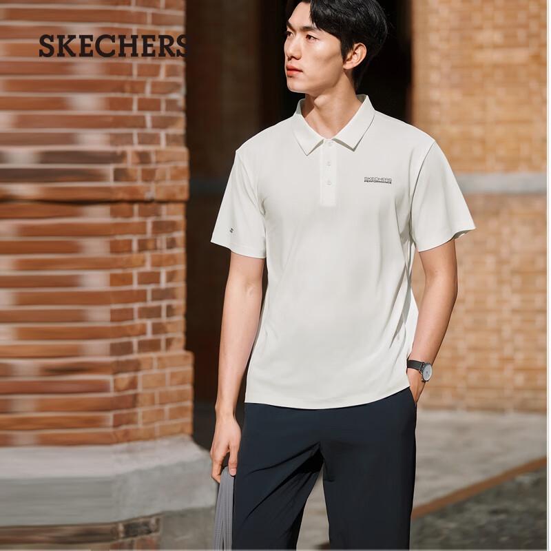 Мужская дышащая футболка-поло с коротким рукавом Skechers XL 100