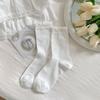 Summer Hollow Out Thin Women Socks Ballet Style Sweet Girls Ruffle Socks Cute Bow Lolita Kawaii Breathable Middle Tube Socks New