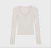 Threaded German Velvet Slimming Short T-Shirt for Women - Sweet, Trendy European Style
