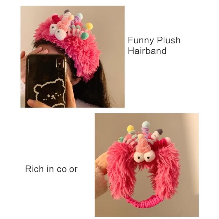 Girls Colorful Spring Hair Bands Cartoon Clown for Photo Studios Photo Props