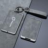 Hub Caps Car Leather Smart NFC Card Key Case Cover Shell Holder Keychain Bag For Volvo EM90 EX30 2024 Polestar Key Protection Ac