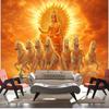 Tapiserie Mare cu Zeitate Hinduă Spirituală Decor de Perete Aurit Murală cu Mitologie Imprimată pentru Casă Sufragerie Dormitor Artă de Agățat pe Perete