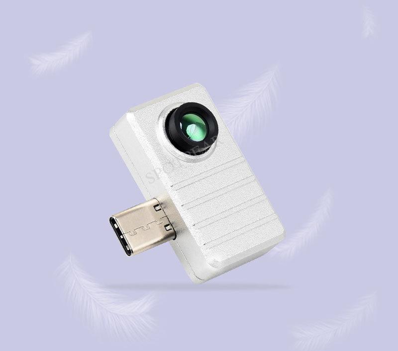 Cameră termică cu infraroșu USB de tip C cu câmp de 45°/90°, suport foto și video