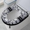 1Pcs Thickened Toilet Seat Zipper Toilet Cover Cartoon Universal Waterproof Toilet Cover Simple Universal Waterproof Toilet Seat PadToilet Heating Pad