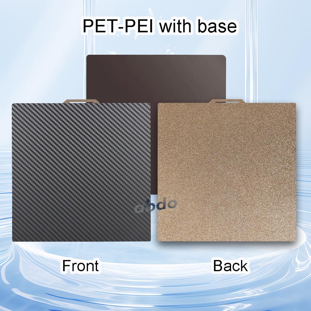 PEI Sheet 235x235 Spring Steel Sheet for Ender 3 / Ender 5 Neptune 4 Pro 3d Printer Heated Bed PEO PEY H1H Magnetic Build Plate