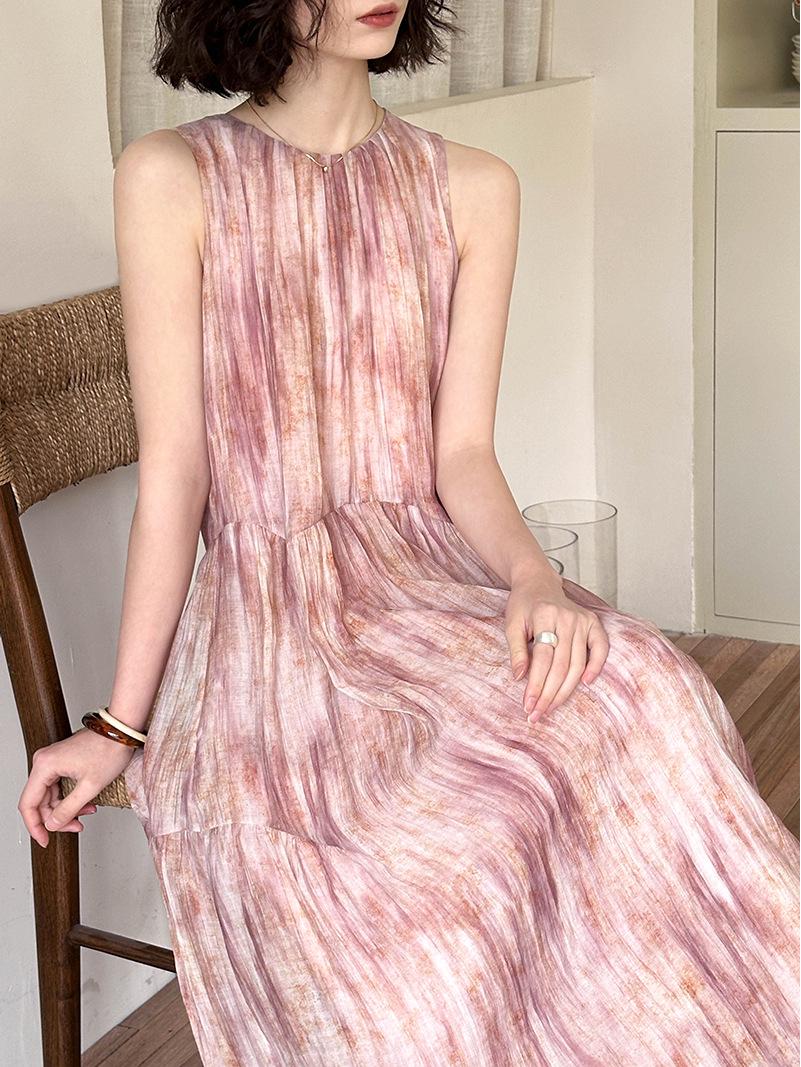 

Juzhi Весеннее французское праздничное романтическое платье феи для женщин (250105) One Size розовый