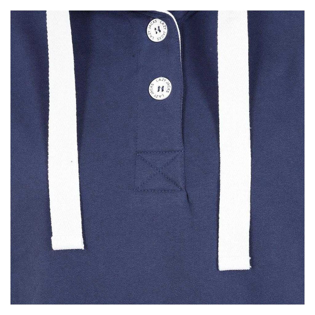 Lazy Jacks Womens/Ladies Button Neck Sweatshirt