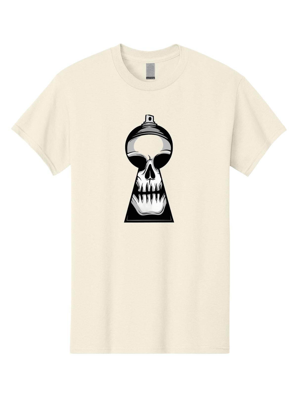 Skull-Bomb Mens Graphic Tee, 100% Cotton, Casual Summer Wear S разноцветный