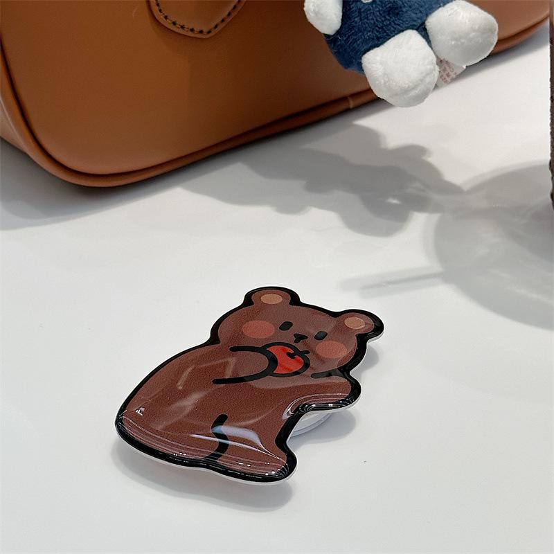 

Выдвижная подставка для телефона с рисунком: Милый, складной, настольный держатель для мобильного телефона для женщин