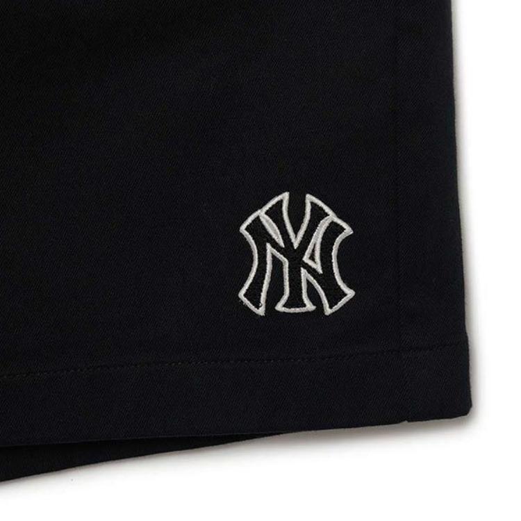 New MLB New York Yankees Shorts Men's Black 3LSMB0433-50BKS