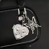 Fashionable Butterfly Heart Keychain Large Size Butterfly Heart Key Holder Unique Accessory Ideal For Bags And Keys