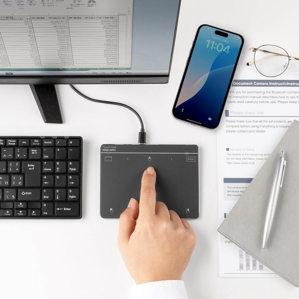 Sanwa Supply Kabelgebundenes Touchpad MA-PY521GM