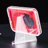 Clear Acrylic Coin Display Stand Acrylic Card Stand Portable Clear Coin Display Stand Coin Capsule Holder Support Card Organizer