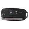 Kunststoff Schlüsselhülle Schwarz Schlüsselanhänger Hülle 3 Tasten Schlüsselhülle Schlüsselhülle Hülle für VW
