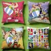 Trendy AAsterix and Obelixied Cushion Cover Versatile DoubleSided Pillow Case Fit for Sofa Bed Car Daily Decor
