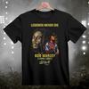 Bob Marley Legenden Sterben Nie Band T-Shirt Schwarz S3XL Unisex T-Shirt - Herren Sommer Baumwolle Grafik T-Shirt