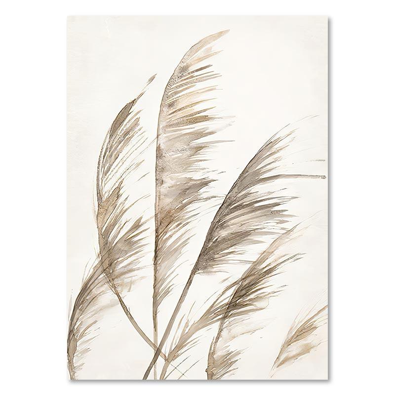 Dandelion Reed Flower Plants Leaves Canvas Wall Art Painting Abstract Nordic Posters And Prints Wall Pictures For Living Room
