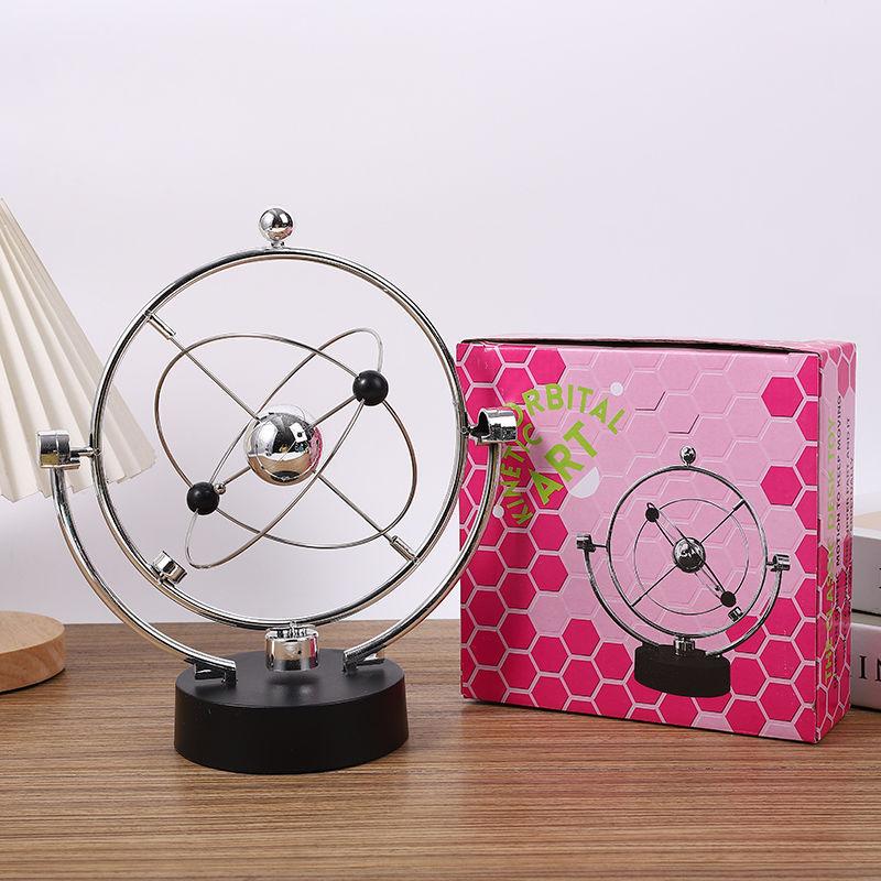 Rotire Asteroid Orbital Celestial Mișcare Perpetuă Pendulare - Model Pendul Newton Decor Birou Desktop Jucărie Glob Kinetic