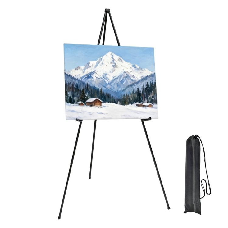 

Metal Easel Display Stand For Artists Featuring Strong Construction And Easy Storage Suitable For Various Art Projects чёрный