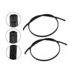 For Car Roof Repair Black Roof Drip Molding Car Roof Trim Molding Car Cover Left Right Pair Stable Performance