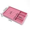 1Pc Jewelry Display Jewelry Storage Tray Jewelry Holder Portable Ring Earrings Necklace Organizer Box