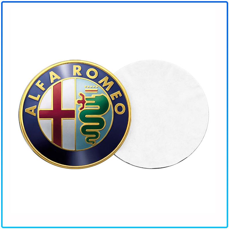 4 Stück 56MM Auto Radnabenkappen Felgenkappen Abdeckungen Emblem Für Alfa Romeo 147 159 Giulietta Giulia Mito Spider Alpha Nheadrest