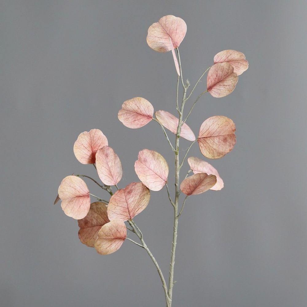 Plastic Material Artificial Eucalyptus Plant 1 Pcs Pack Long Pole Eucalyptus  Table Decor
