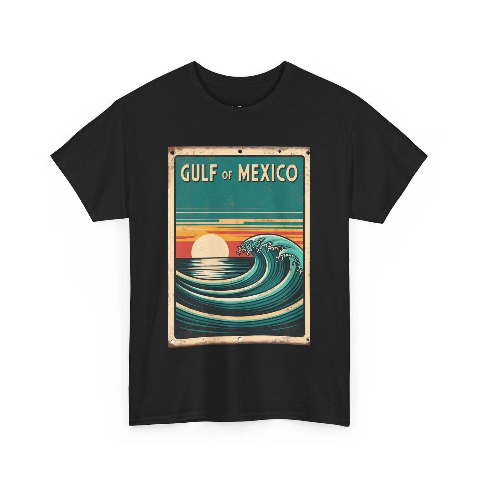 Vintage Gulf Of Mexico Unisex Tee, Beach Lover Gift, Retro Shirt, Vacation 4XL