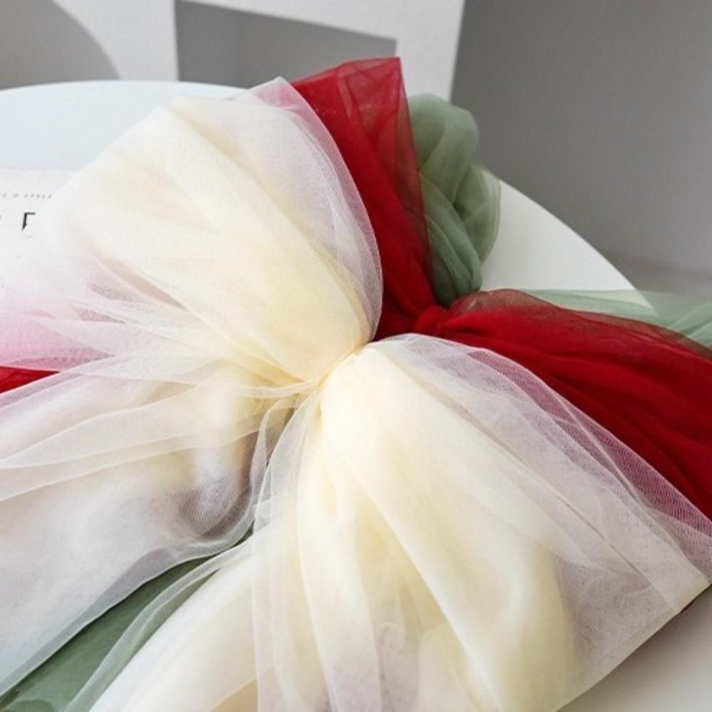 Decorative Bow Knot Baubles Exquisite Bow Hanging Ornaments Xmas Trees Pendant New Year