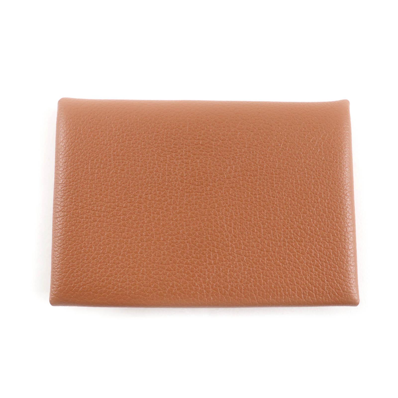 

Pristine HERMES Coin case Calvi duo Evercolor Leather Women Used