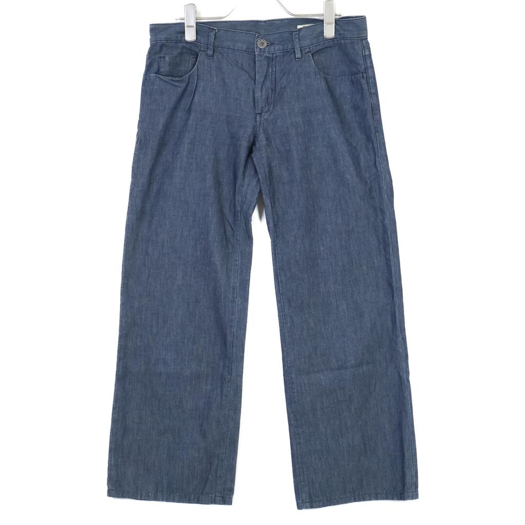MIUMIU Indigo Cotton Denim Pants Bottoms 26 IndigoUsed