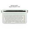 Vintage   Keyboard 86 Keys Portable Wireless Keyboard with Integrated Stand for   for   for