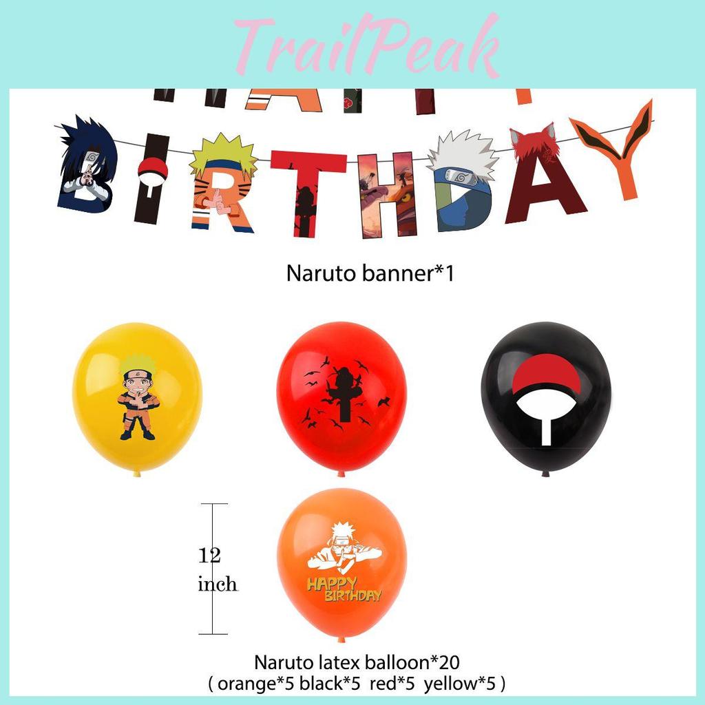 Brighten Up Your Party With Naruto Anime Themed Party Decorations