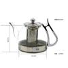 Stainless Steel Induction Cooker Special Glass Boiling Teapot Heat-resistant Heating Tea Infuser Kung Fu Tea Tea Set