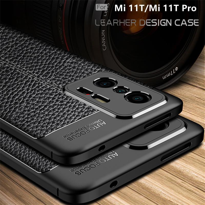 Per Cover Xiaomi Mi 11T Custodia Per Mi 11T Capas Bumper Antiurto Morbida TPU Pelle Per Fundas Poco X3 NFC F3 Mi 10T 11T Pro Cover