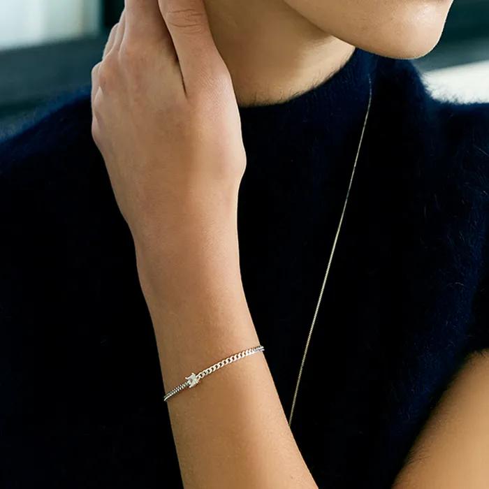 [Silver925] Princess angle bracelet