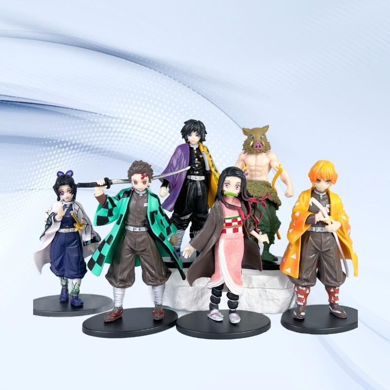 

Фигурка Клинок, рассекающий демонов Модель Украшение Аниме Вулкан Танджуро Моя жена Доброжелательность Мико Томиока Ёсиюки светло-серый