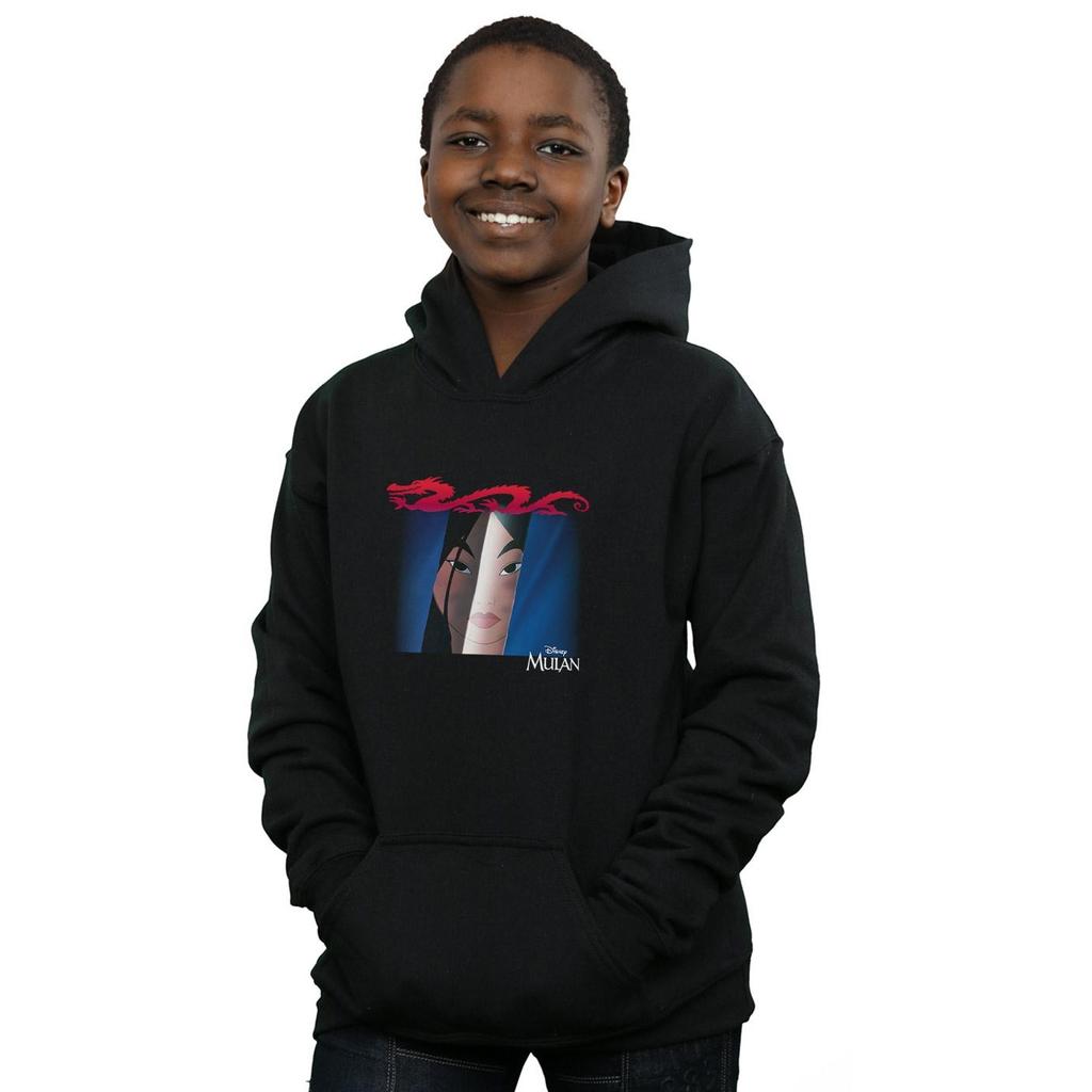 Disney Boys Mulan Face Peep Hoodie