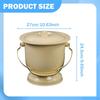 Bedside Urinal Potty Pot Household Portable Toilet, Spittoon with Lid for Adults