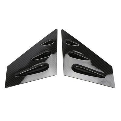 2X Auto Frontscheiben Lamellen Abdeckung Zierleiste Carbonfaser Optik Für Subaru Wrx Sti 15-20