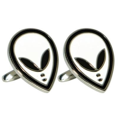 Gdesign Alien Face Button Cufflinks