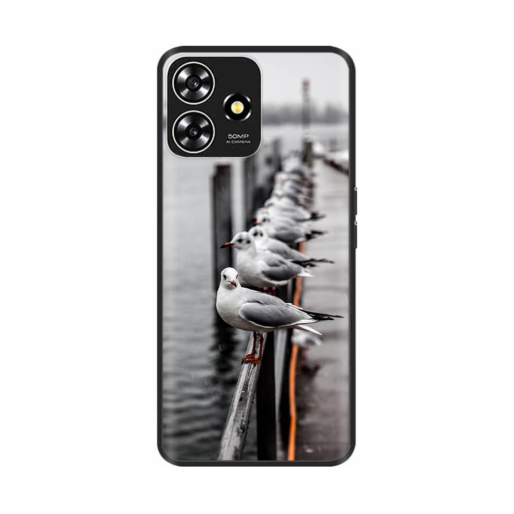 Für ZTE Blade A73 4G Hülle Weiches Silikon Niedliche Herz-Maus Abdeckung Für ZTE Blade A73 Hülle A 73 Stoßfänger Handyhüllen 6,6 Zoll Fundas