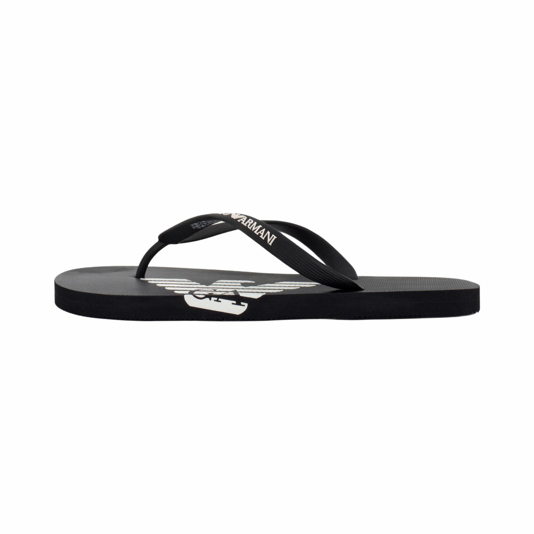 Chanclas Unisex Emporio Armani Calzado Negro XVQS08XN746A120 43 gray