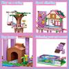 DIY MOC Creative Building Blocks 3D Forest Animal Villa Architecture Model Street View Home Decor Perfect Holiday Gift