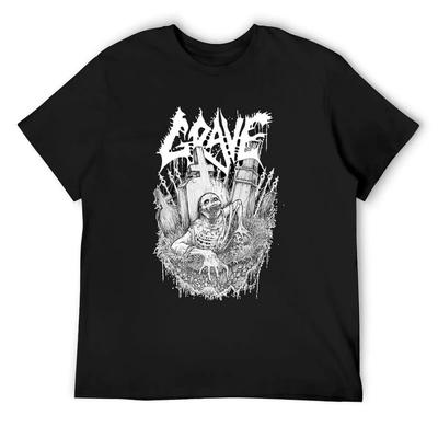 Grave band metal grave digger grave band rock Koszulka niebieski archiwum śmieszne prezenty affliction koszulki męska koszulka