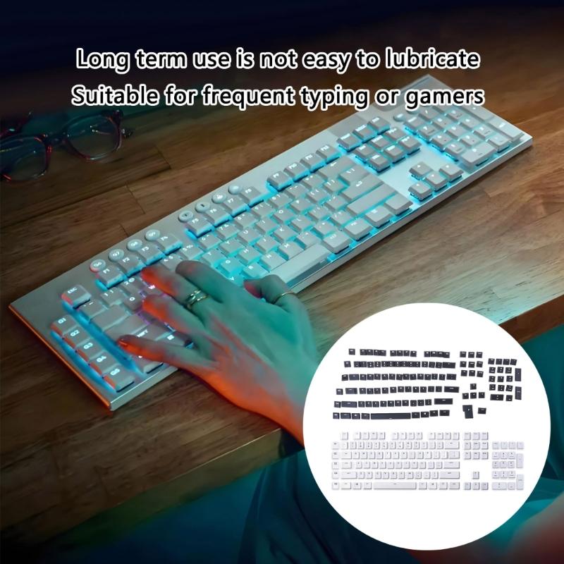 Fade Resistant ABS Keycaps Quick Clean Surfaces for G915/G913/G815/G813 TKL Keyboards Color Maintained